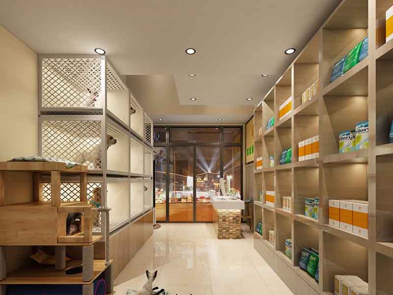 德陽寵物店裝修時都知道卻做不好的細節，廣告字體和店鋪氛圍